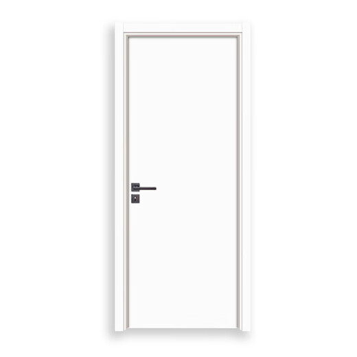 IGIFTFIRE customized white simple wooden door spot reinforced door composite solid wood door indoor bedroom office door ecological door free A package warm white flat card line 880*2050*95 no