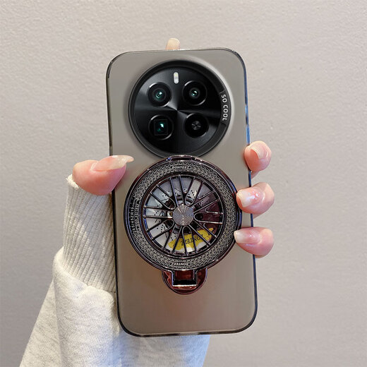 佩诺realme真我GT5pro手机壳RMX3888闪速版保护套防摔高端彩银磨砂硅胶手感丝滑时尚潮流创新款硬外壳 【彩银壳】黑 真我GT5pro