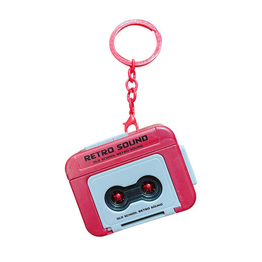 Children's creative toys cartoon sound music recorder keychain couple school bag gift bag pendant player recorder keychain random color one