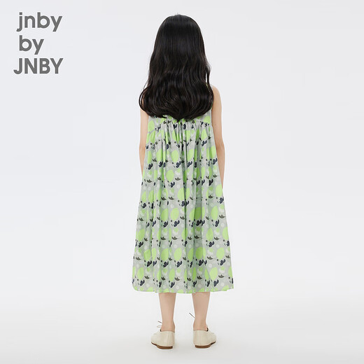 Jnby von Jnby Jiangnan Stoff Kinderkleidung ärmellose Kleid Sommer Süßes Muster lässig mittelgroß