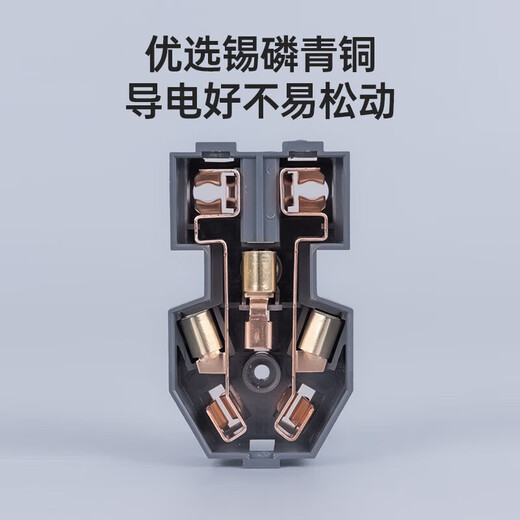 Panneau de prises de commutateur en saillie Chint (CHNT), série 1c, prise à cinq trous 10A