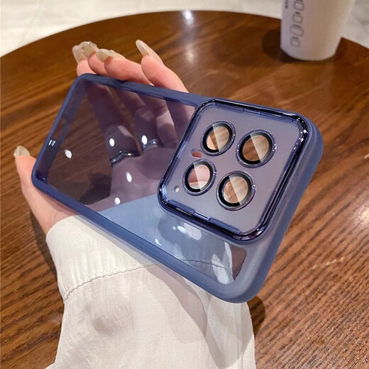 Jingyuan [avec son propre film d'objectif] Convient pour le boîtier de protection de Xiaomi 14 Mobile 14pro / 14ultra Case de protection xiaomi 13 / 13pro entièrement inclusive 13ultra Soft Transparent Soft with Own Lens Film [with Whiteness] Soft Shell Xiaomi 14