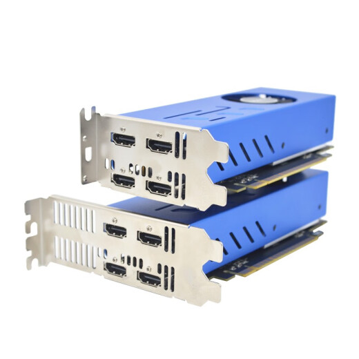 
Taita 4HDMI large and small chassis universal 4-screen stock trading multi-screen graphics card split-screen projection integrated large screen splicing GT720 730/GTX750 1050 1050TI/RTX3050 GT730 2G 4HDMI half height/full height
