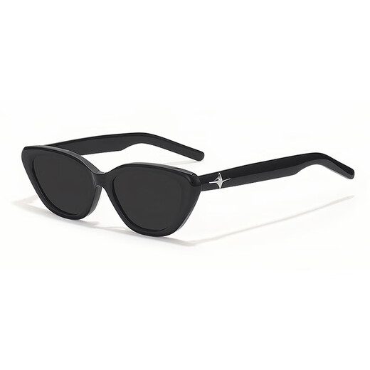 Echte Ministergm Sonnenbrille Männer und Frauen Gleiche Sonnenbrille Katzenauge Schlampen Brille Outdoor Sonnenschutz Star Paar Valentinstag Geschenk GM-Star Optical Spiegel [0 ~ 500 Grad]