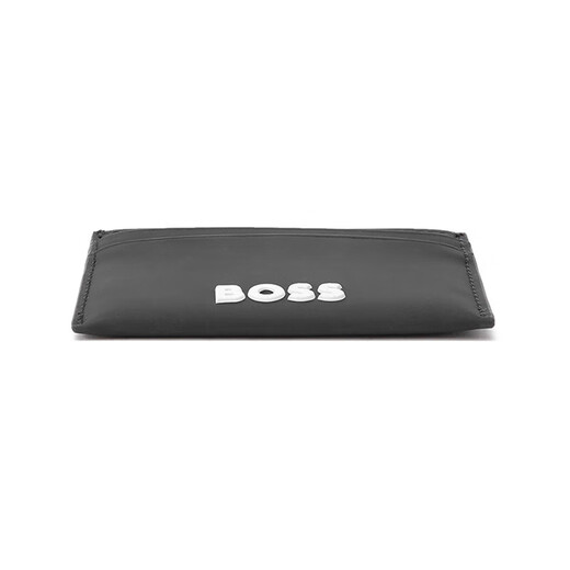 雨果博斯（HUGO BOSS）新品 男士black系列卡包卡夹男包 50513935 001 黑色徽标装饰