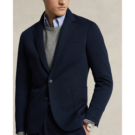 Polo Ralph Lauren 拉夫劳伦男装 经典款修身版Polo Soft西装外套RL15605 410-海军蓝 M