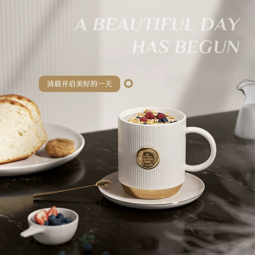 Vanow2025新款保温杯女高颜值高档伴手礼定制礼盒水杯陶瓷内胆咖啡杯子 樱花粉-陶瓷覆层-红礼盒 500ml