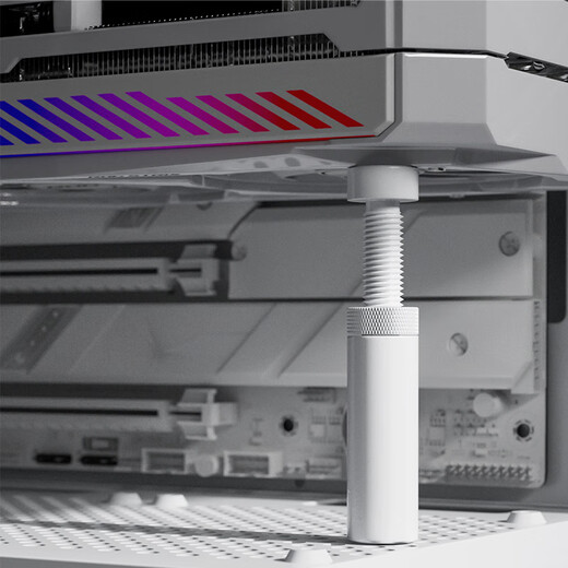 Gamer Fortress (upHere) Magnetic Graphics Card Bracket Thousand Jin Jin is equal to 0.5kg Top Support Rotating Small Chassis Vertical Bracket ARGB Divine Light Synchronization Support Pole Computer Chassis Desktop Fixed Companion White Rotating Bracket (49~80MM)