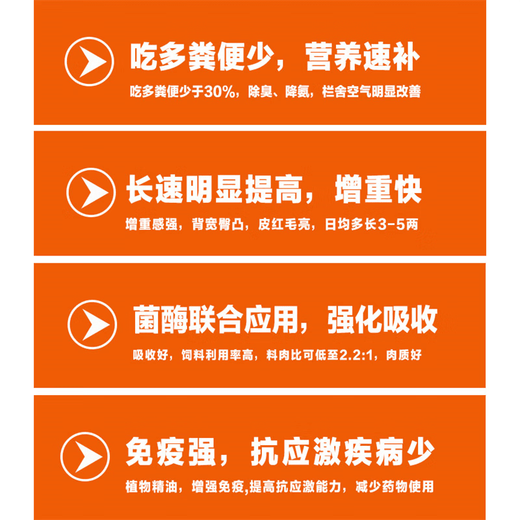 Big pig fattening feed additive, premix for fattening pigs, vitamins for growth promotion, disease resistance, strong weight gain, single pack (1000g)