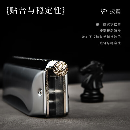 
Oriental Ding Chromotic Harmonic 16-hole Romantic Song Professional-level Inline Harmonic