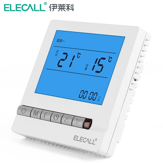 ELECALL universal water and floor heating control panel smart thermostat home button type water and floor heating EK8805H-W white