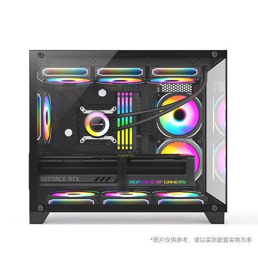 Colorful 14th generation Core computer host i5 14400F/RTX5070Ti/RTX5060Ti/RTX4060Ti E-sports game design desktop DIY assembly computer complete machine with two丨i5 14400F丨RTX3050 6G丨32GB memory