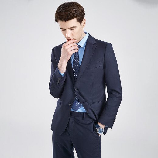 Shanshan suit suit 100 pure wool slim fit professional formal suit business groomsmen suit wedding dress men's suit