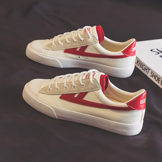 Huili official canvas shoes men's shoes couples casual shoes men's summer breathable sports shoes KGH647MJ Mihong 43