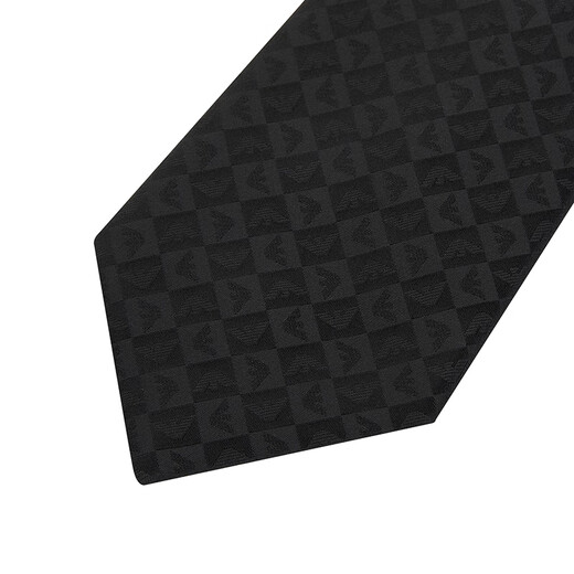 Armani (Armani) Herren Classic Logo Business Tie Geschenktüte Style Black 340075 2R612 00020