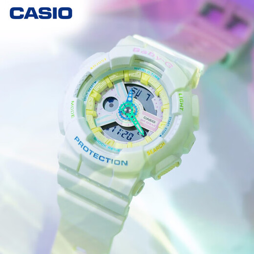Casio (CASIO) watch female BABY-G Harajuku sports electronic student Japanese and Korean watch gift for girlfriend BA-110XTM-7A