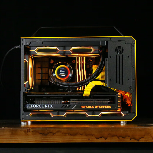 GIGABYTE AMD R7 9700X with RX9070XT/5080 Mechanical Master Little Sugar Cube C+MAX Portable ITX Small Steel Cannon Gaming Chicken AI Drawing Desktop Computer Host 1 Ryzen 7 9700X丨Optional Independent Graphics Card