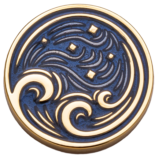 Kaflink new product brooch Galaxy Imagination badge collar button collar corner button men's suit suit metal badge chest buckle K040 gold brooch-Galaxy Imagination 1