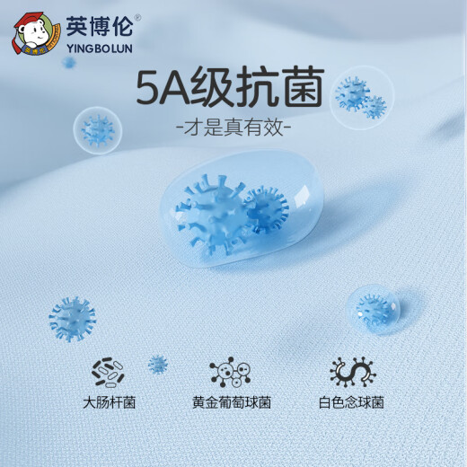 Inbolun Yingbolun children's underwear boys cotton flat corners four corners pure cotton teenagers middle-aged boys 15053 170
