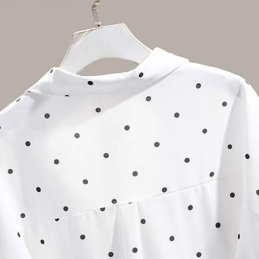Cypress Commuter Shirt 2025 Sommer Geeignetes Reverskontrast Farb Polka Punkt Single Break Top