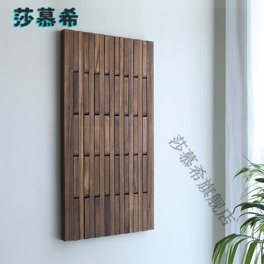 
BEYZK() Walnut piano keys clothes hanger wall hanging clothes hook into the entrance area walnut vertical plate 8th floor 16855