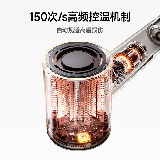 RUAFEE Hair Dryer Home High Speed Plasma Hair Dryer High Power High Wind Hair Dryer Negative Ion Hair Care Low Noise Fast Drying Hair Send Gift National Subsidy Vitality White