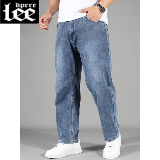 Lee DPRRE Spring et été Stretch Stretch Nine Point Pantal pour hommes 2024 Nouveau pantalon décontracté Harlen Casque à 9 points -2 Gray adapté au printemps et à l'été Thin 29 Taille 2 pieds 2