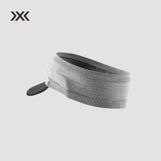 
XBIONIC Silver Fox 4.0 Sports Empty Top Hat Men and Women Outdoor Marathon Running Cross-country Sunshade Sweat Absorbing Anthracite/Silver L