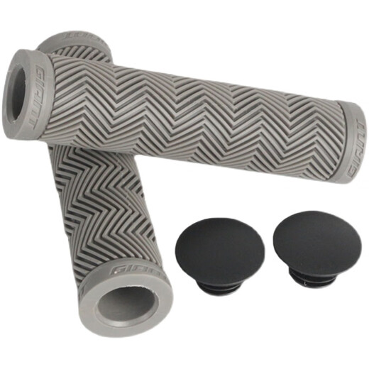 Giant's new Giant mountain bike handlebar soft rubber bicycle anti-slip handlebar equipment black (with handle plug)