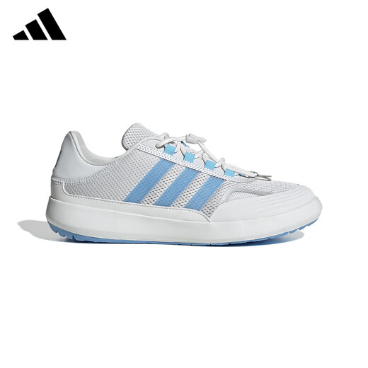 ADIDAS阿迪达斯溯溪鞋男女同款秋季户外防滑耐磨涉水鞋网面透气运动跑鞋 符点灰/蓝JH9758 42