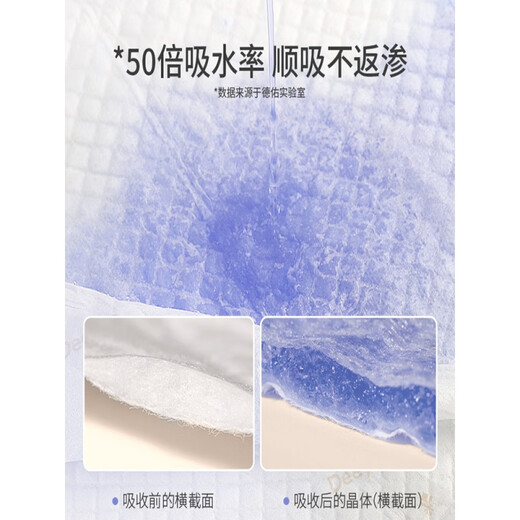 德佑婴儿隔尿垫一次性护理垫防水夏季宝宝纸尿片新生儿尿布孕妇 金装S码80片 250x330mm 2包 x 0x0cm