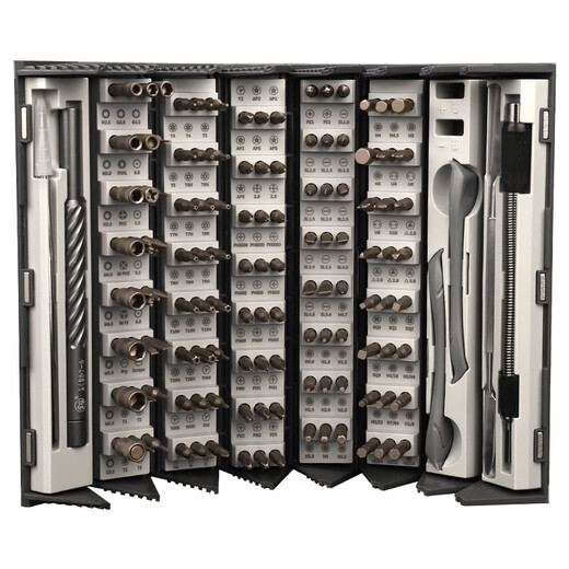 Stanley Japón Fukuoka Destornillador Conjunto de la computadora Home Notebook Mobile Reparación de precisión Desmontaje y herramienta de limpieza 128-in-1 Repair de precisión (9227)