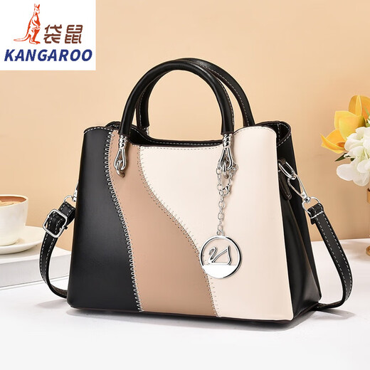 袋鼠（KANGAROO）网红ins感包包女2024新款潮手提包大容量百搭时尚单肩斜挎包 红色