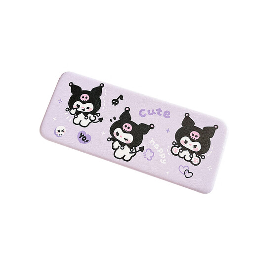 
Cute glasses box portable women's style anti-pressure and anti-fall cartoon eye box ins sunglasses student storage glasses box gift same glasses cloth (hello puppy)
