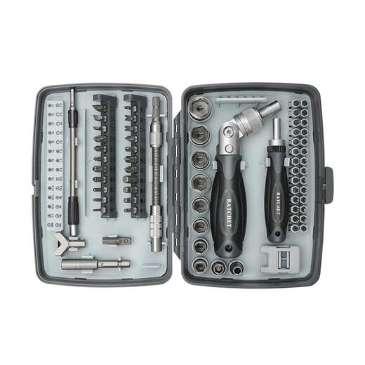 Ratchet screwdriver set sleeve wrench tool motorcycle vehicle maintenance multi-function combination tool box bag 9902A Ratchet screwdriver 68-piece set
