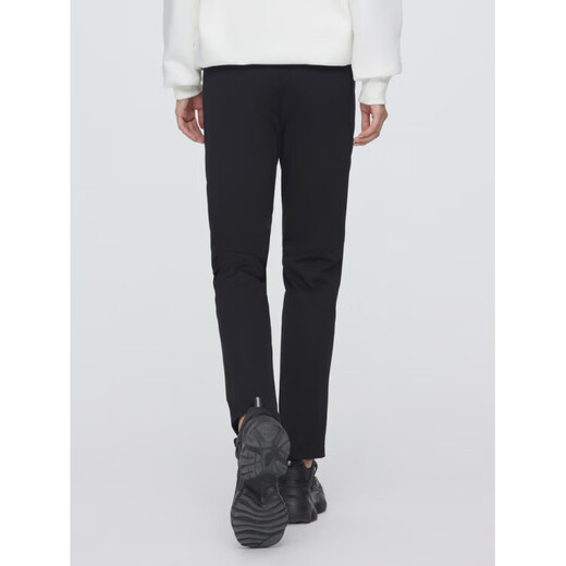 BOSIDENG Down Pants Women's Winter Outerwear Black Workwear Slim Women's Pants Black 8056-New Elastic Waist M 165