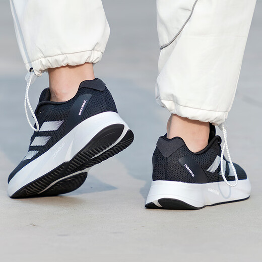 阿迪达斯（adidas）男鞋  夏季新款网面透气健身训练休闲低帮运动通勤跑步鞋 ID9849 白/黑 42 （内长260mm）