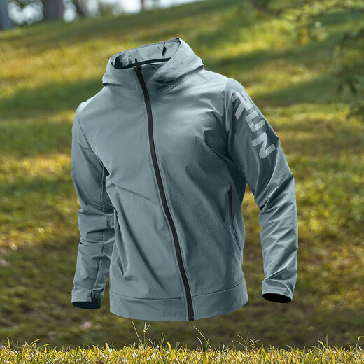 Bmai Sports Jacket Men's Cycling Clothes Windproof Quick-Drying Running Windbreaker Autumn 2025 New Hooded Jacket Top Outdoor Hoshino Green Windproof Thin M