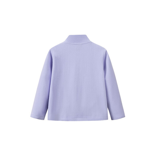 NIKE 3BRAND Nike Boys and Girls Polar Fleece Knitted Jacket 2025 Winter New Children's Warm Jacket Lilac Purple Velvet Warmth 150/72 Recommended Height 140-152cm