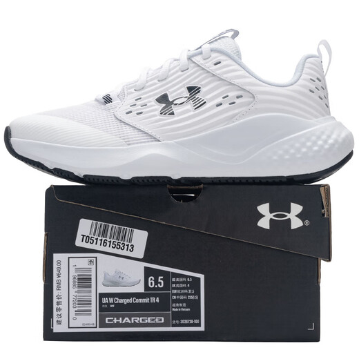 UNDER ARMOUR official women's shoes 2025 autumn new sports shoes outdoor low-cut casual shoes breathable and comfortable running training shoes 3026728-100 38 /240mm