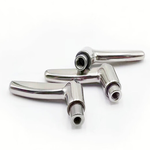 Danyang Qingtian 7-character adjustable handle all stainless steel screws CLCF internal thread SCL456 fixed handle external thread SCL420