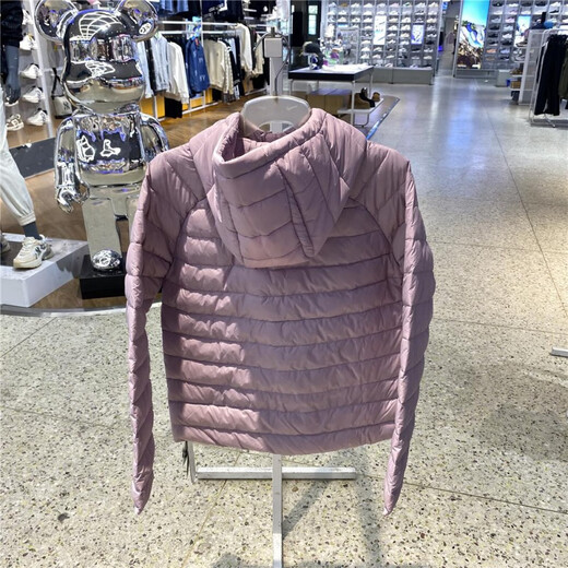 安德玛（Under Armour）轻薄款服女运动服保暖连帽棉服轻盈短外套1372648-694 1372648-694 XS