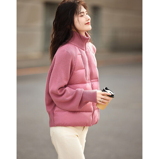 Demana Rouge Beauty Series Winter Simple Stand Collar High Warm 90 Duck Down Down Jacket Women's Short Lady's Jacket