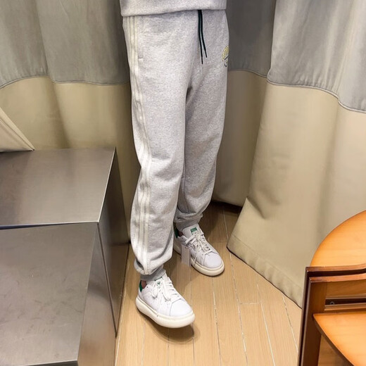 阿迪达斯（adidas）三叶草运动裤女裤秋季新款健身裤子透气休闲裤收口小脚裤长裤 IT9856 XXS