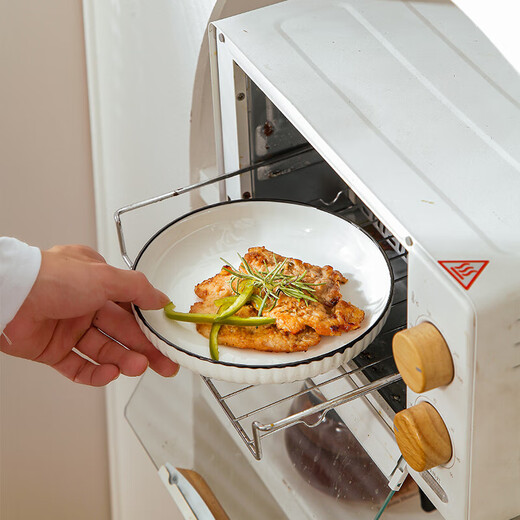 WEIMINGNUO ceramic tableware set, household rice bowl, noodle bowl, plate, chopsticks and spoon, 6-piece vertical grain set for one person