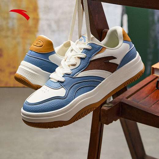 Anta Street Naughty 2丨Wang Yibo's same style sneakers for men, lightweight thick-soled low-top casual shoes, lightweight wear-resistant sports shoes for men