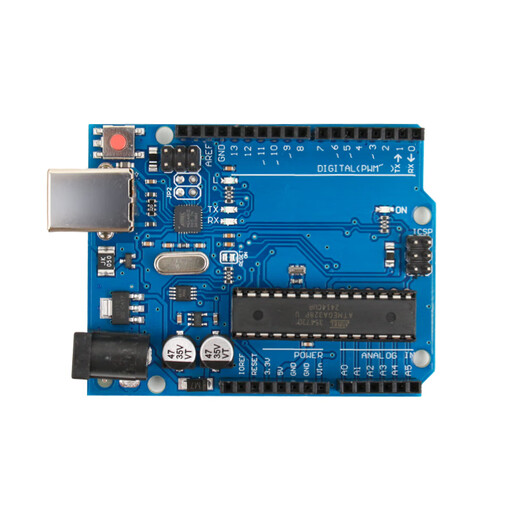 CreateBlock  UNO R3主板单片机模块 远程控制开发板编程学习 适用于 Arduino 开发 UNO R3 贴片版主板