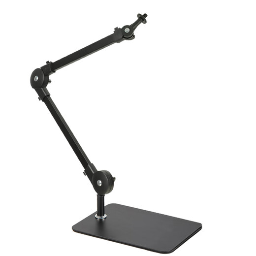 Budi desktop microphone stand with mobile phone clip condenser microphone cantilever placement rack U87/103 microphone live broadcast stand desktop cantilever stand (3/8 interface)