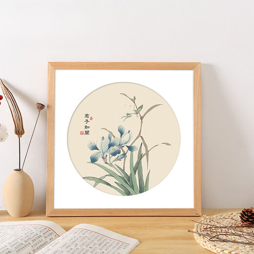 Sanozhixun picture frame mounted empty frame photo frame 33 33 square calligraphy solid wood picture frame 50 50 puzzle 38x38 picture frame solid wood color picture frame square frame can hold 1 piece of 38*38cm (photo frame + cardboard + hook)