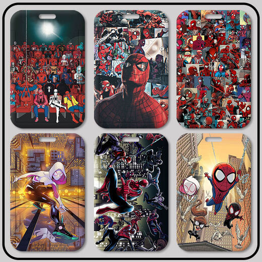 Spider-Man Universe Myers Gwen Card Set Student Campus Card Card Card tarjetas de desayuno Tarjetas de autobús D Spider-Man Z12352 [Juegos de tarjetas individuales]